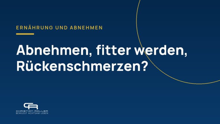 Abnehmen, fitter werden, Rückenschmerzen? 8 Gründe, warum du trotz aller Bemühungen nicht weiter kommst und deine Ziele immer weiter in die Ferne rücken.